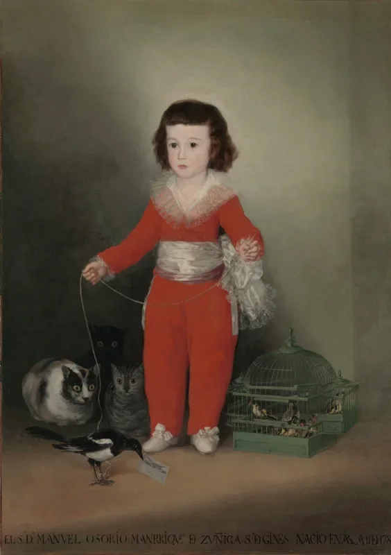 Francisco de Goya | Manuel Osorio Manrique de Zuñiga – 1788 | Indrammet kunsttryk | Romantik | formida