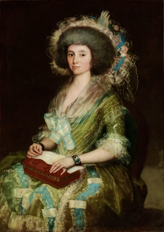 Francisco de Goya | Senora Ceán Bermudez - 1796 | Indrammet kunsttryk | Romantik | formida