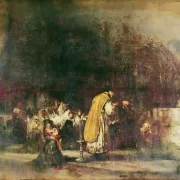 Francisco de Goya | Messe med indvielsesceremoni for kirken for kvinder - 1784 | Indrammet kunsttryk | Romantik | formida