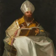 Francisco de Goya | Sankt Ambrosius - 1799 | Indrammet kunsttryk | Romantik | formida