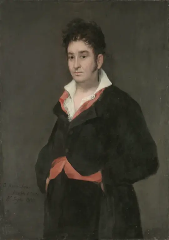Francisco de Goya | Porträt von Don Ramón Satu - 1823 | Gerahmter Kunstdruck | Romantik | formida