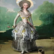 Francisco de Goya | Marquesa de Pontejos - 1786 | Indrammet kunsttryk | Romantik | formida