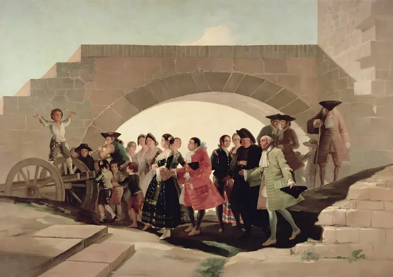 Francisco de Goya | Brylluppet - 1791 | Indrammet kunsttryk | Romantik | formida