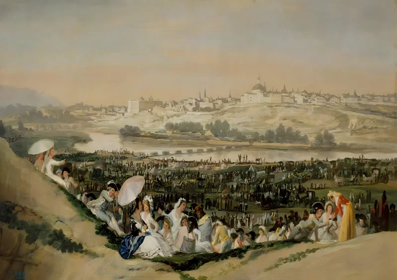 Francisco de Goya | Engen ved San Isidro - 1788 | Indrammet kunsttryk | Romantik | formida