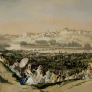 Francisco de Goya | Engen ved San Isidro - 1788 | Indrammet kunsttryk | Romantik | formida
