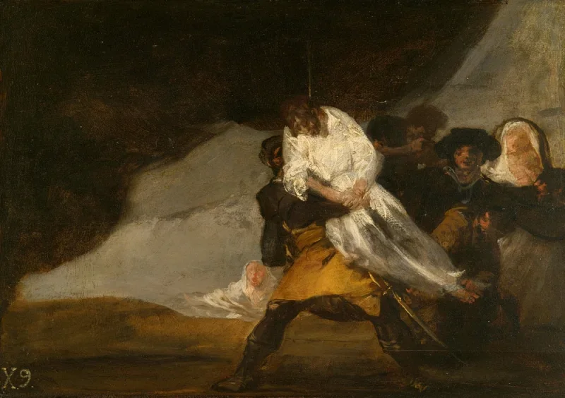 Francisco de Goya | Den hængte munk – 1810 | Indrammet kunsttryk | Romantik | formida