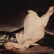 Francisco de Goya | Stillleben, gerupfter Truthahn - 1808 | Gerahmter Kunstdruck | Romantik | formida