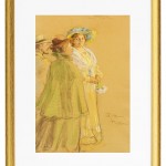 Postmeister Schrøder, Anna Ancher und Henny Brodersen – 1903