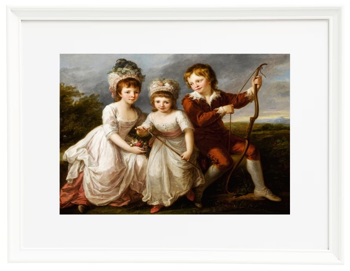 Porträt von drei Kindern - 1768