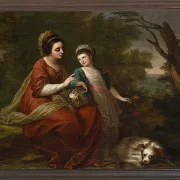 Frau Hugh Morgan und ihre Tochter 1771