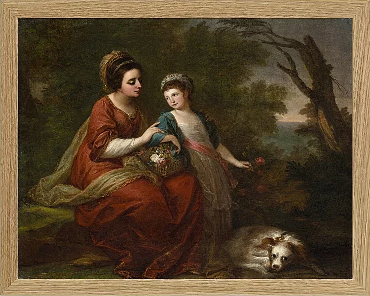 Frau Hugh Morgan und ihre Tochter 1771