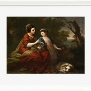 Frau Hugh Morgan und ihre Tochter 1771