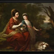 Frau Hugh Morgan und ihre Tochter 1771