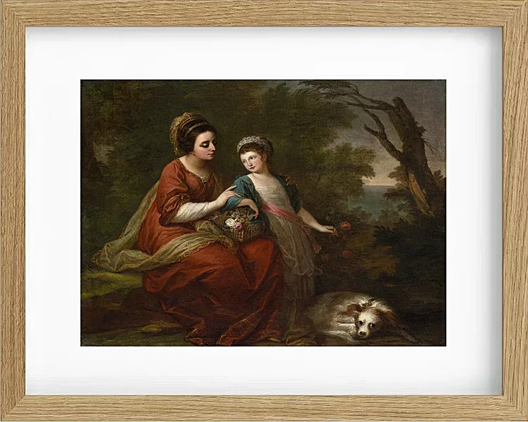 Frau Hugh Morgan und ihre Tochter 1771