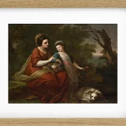 Frau Hugh Morgan und ihre Tochter 1771