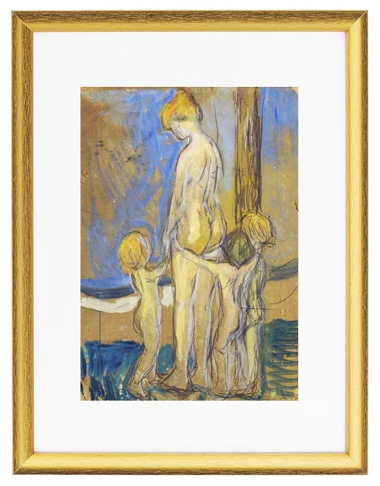 Woman with children - 1907
