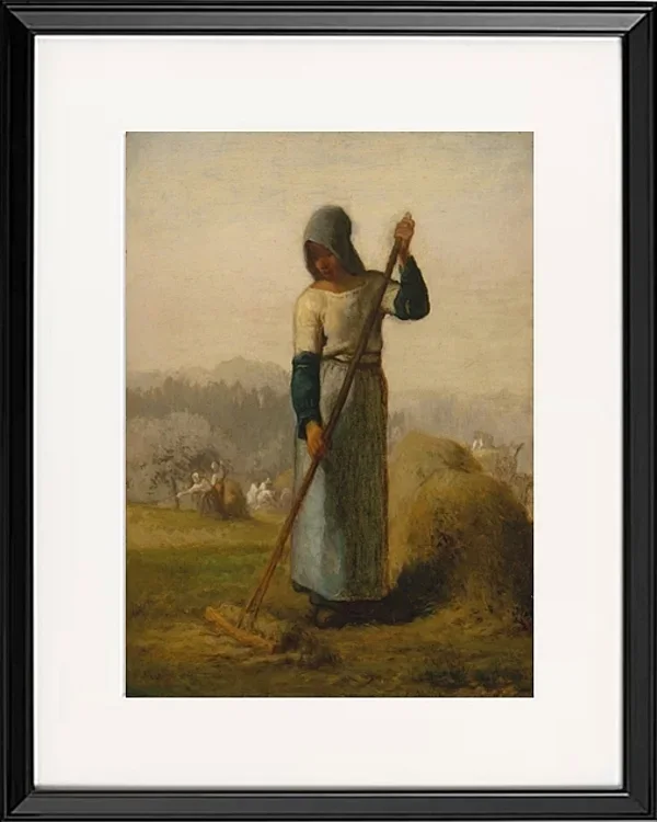 Frau mit Rechen – 1856