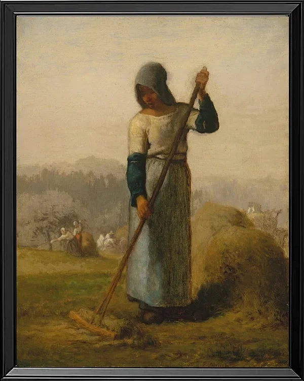 Frau mit Rechen – 1856