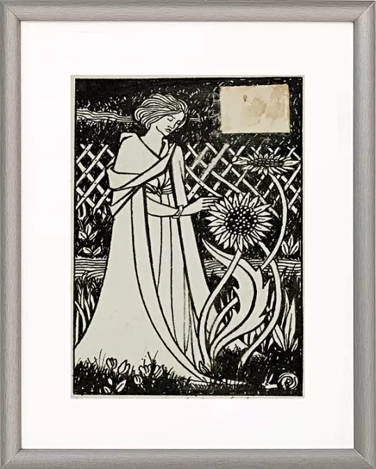 Frau mit Sonnenblumen – 1892