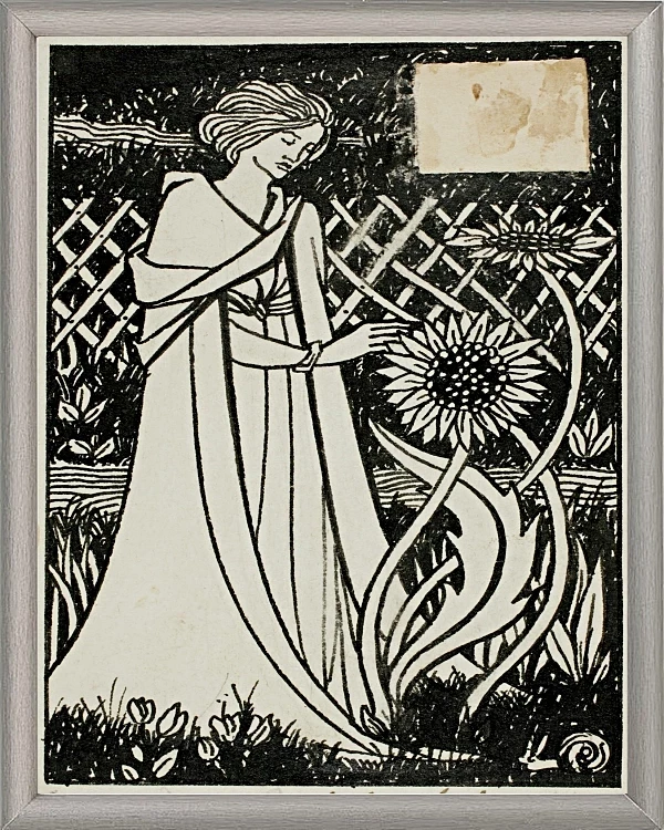 Kvinde med solsikker - 1892