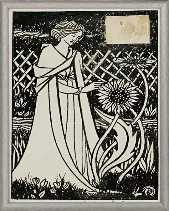 Kvinde med solsikker - 1892