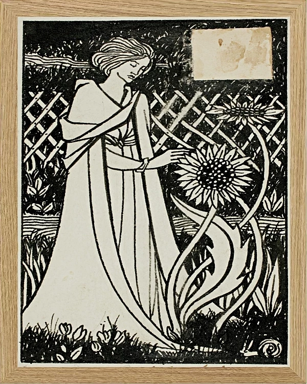 Kvinde med solsikker - 1892