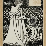 Kvinde med solsikker - 1892
