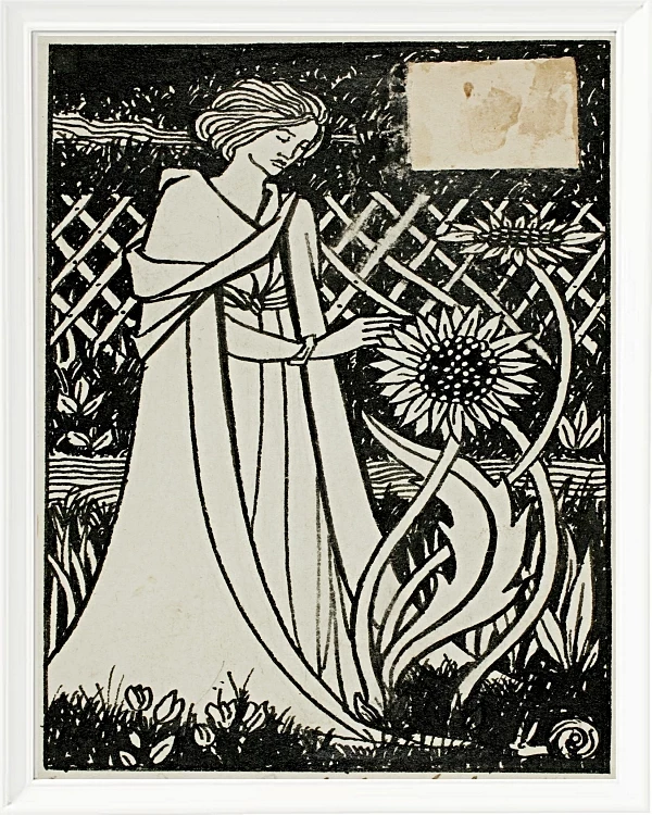 Kvinde med solsikker - 1892