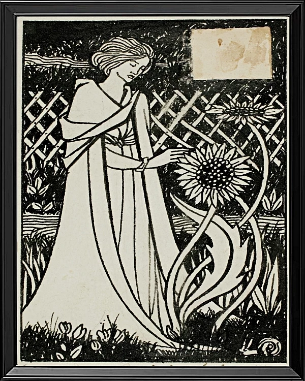 Kvinde med solsikker - 1892