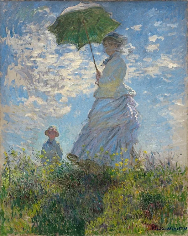 Kvinde med parasol – 1875