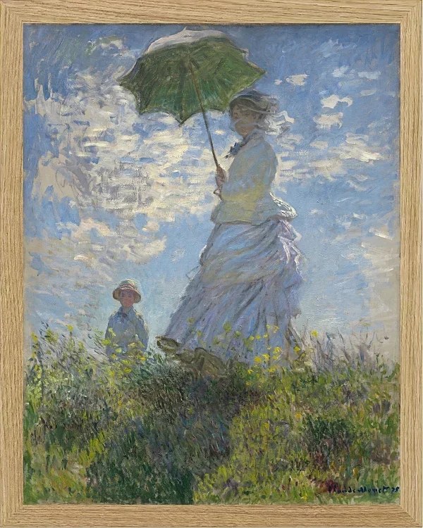 Kvinde med parasol – 1875