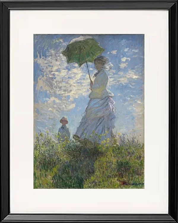 Kvinde med parasol – 1875