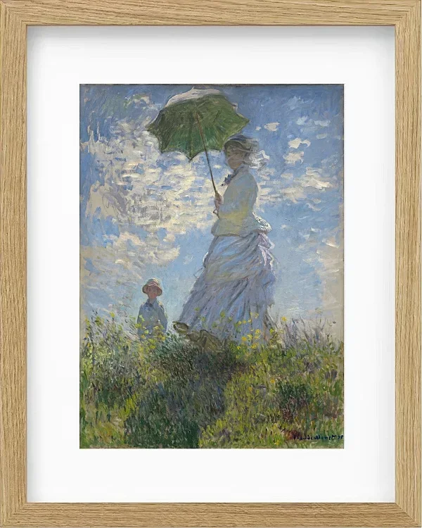 Kvinde med parasol – 1875