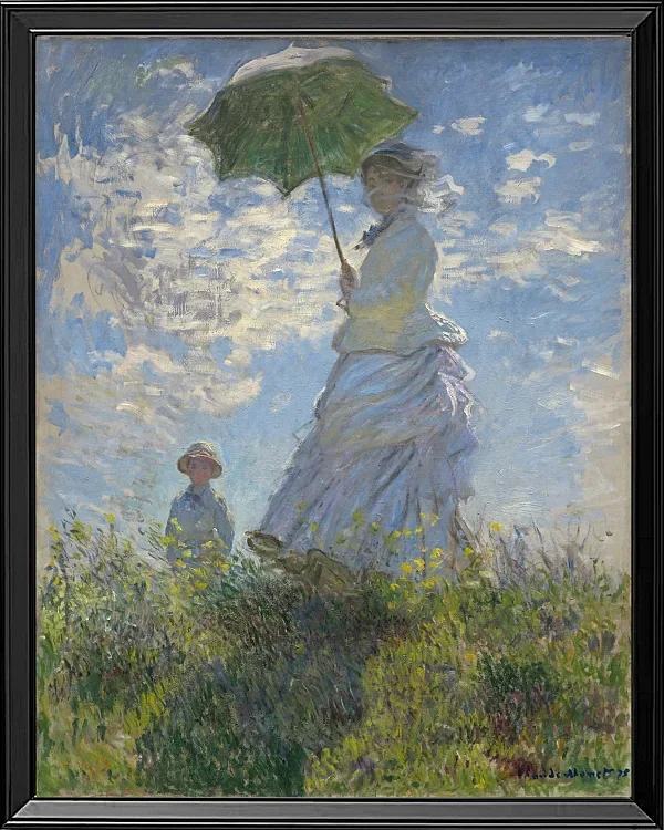Kvinde med parasol – 1875