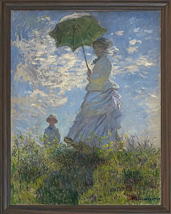 Kvinde med parasol – 1875