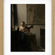 Frau mit einer Laute - 1663