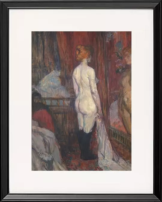 Frau vor einem Spiegel – 1897