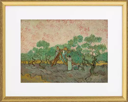 Frauen, die Oliven pflücken - 1889