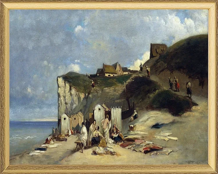 Frauenbad in Dieppe  - 1860