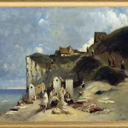 Frauenbad in Dieppe  - 1860