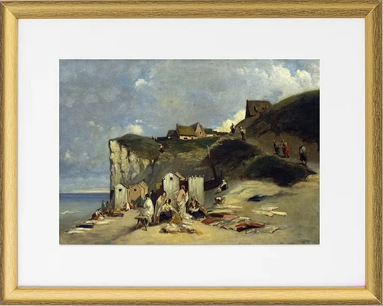 Frauenbad in Dieppe  - 1860