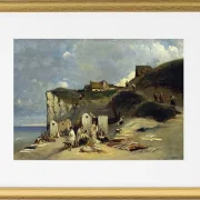 Frauenbad in Dieppe  - 1860