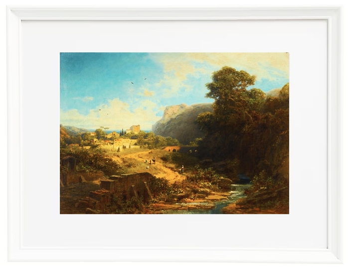 Italienische Landschaft - 1859