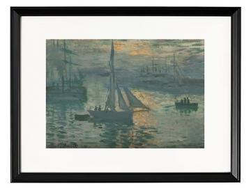 Sonnenaufgang Hafen - 1872