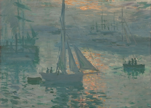 Sonnenaufgang Hafen - 1872