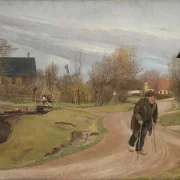 Frühling in Hals, Jütland - 1892