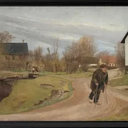 Frühling in Hals, Jütland - 1892