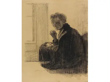 Frühstück auf der Treppe - 1909