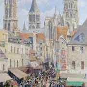 Fußgängerzone, Rouen – 1898