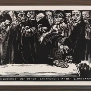 Gedenkblatt für Karl Liebknecht - 1919